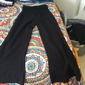 Black maternity dress pants